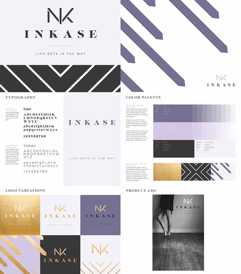 inkase creative agency branding guide
