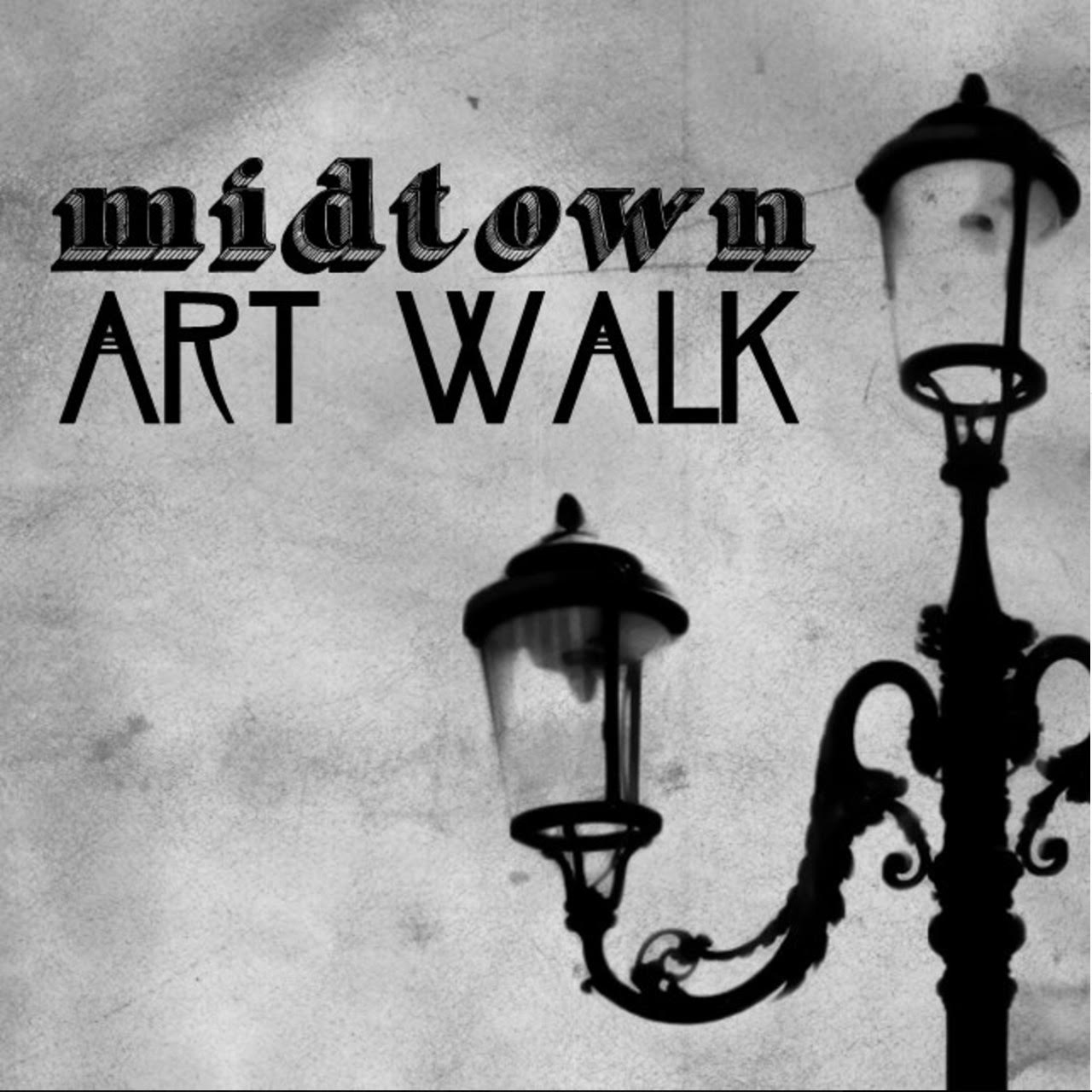 midtown art walk art town reno branding type logo
