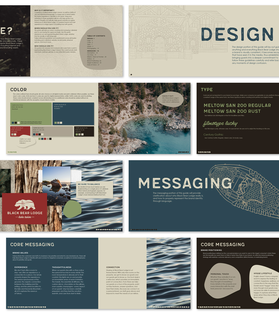 Black Bear Lodge Brand Guide 01